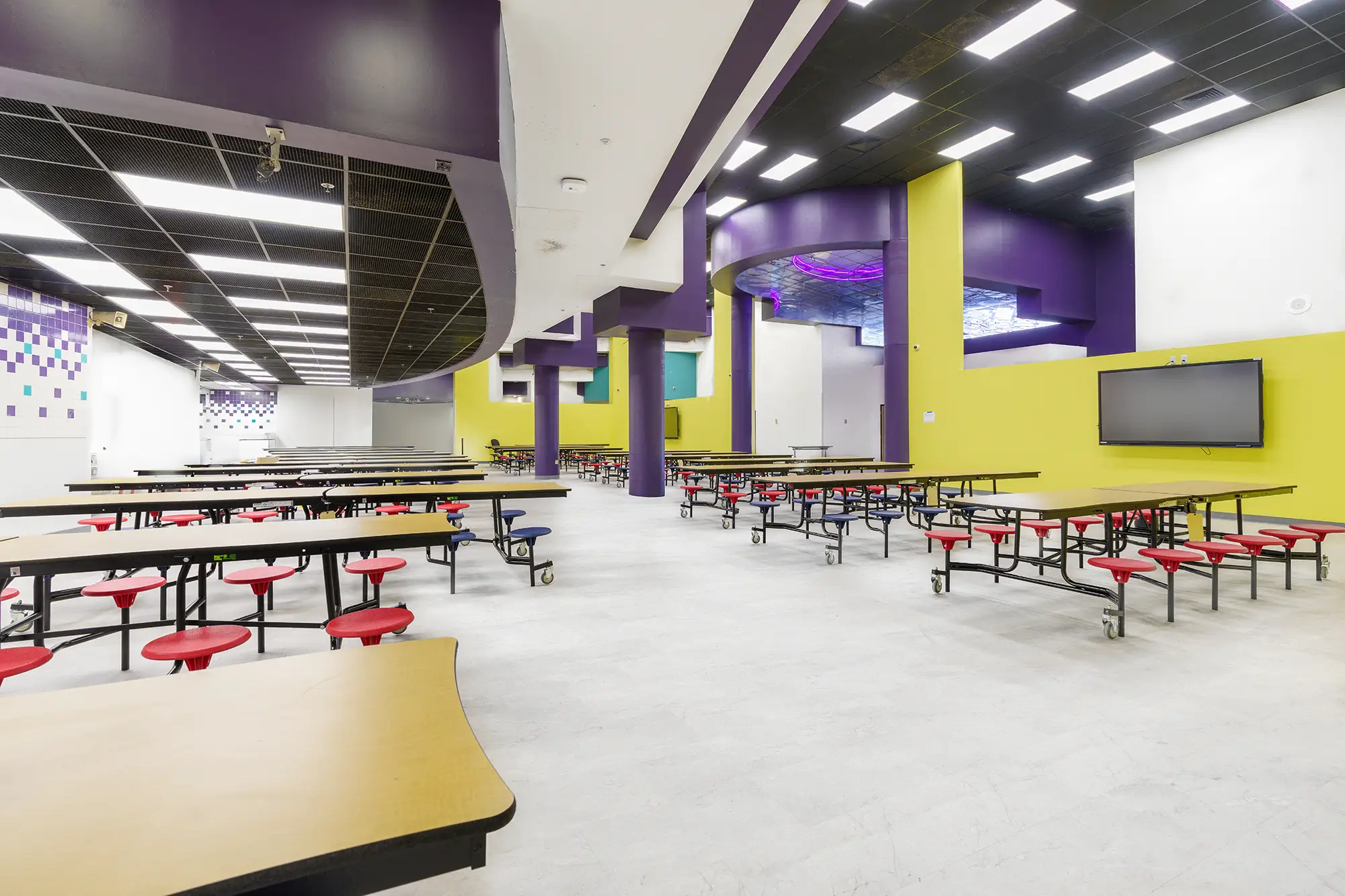 Modern School Cafeteria