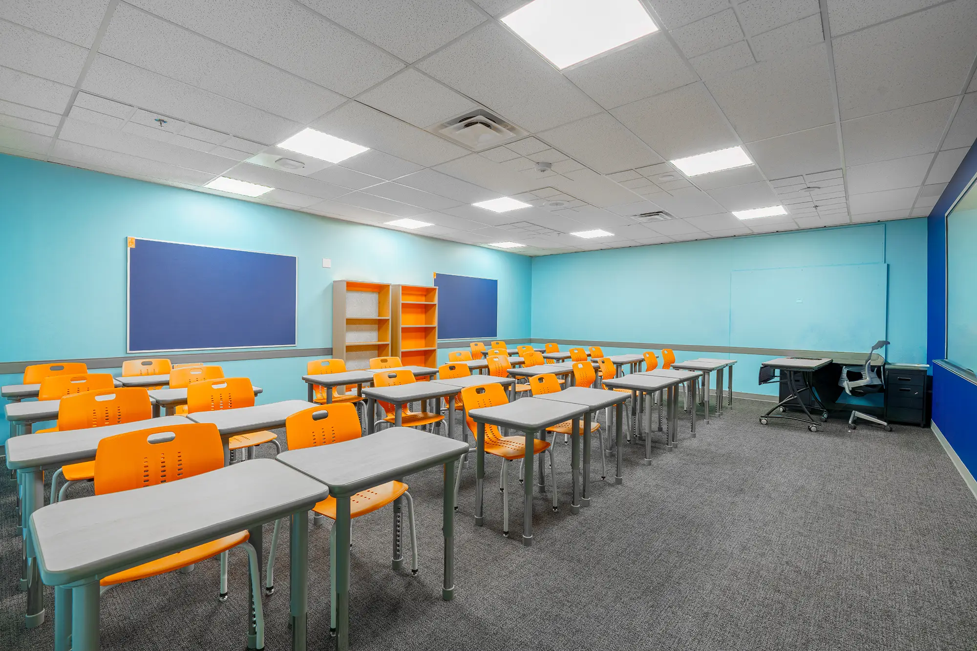 Bright Classroom Desks